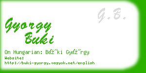 gyorgy buki business card